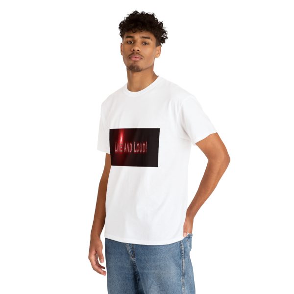 Live&Loud! Unisex Heavy Cotton Tee - Image 6