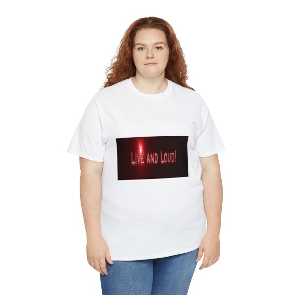 Live&Loud! Unisex Heavy Cotton Tee - Image 7