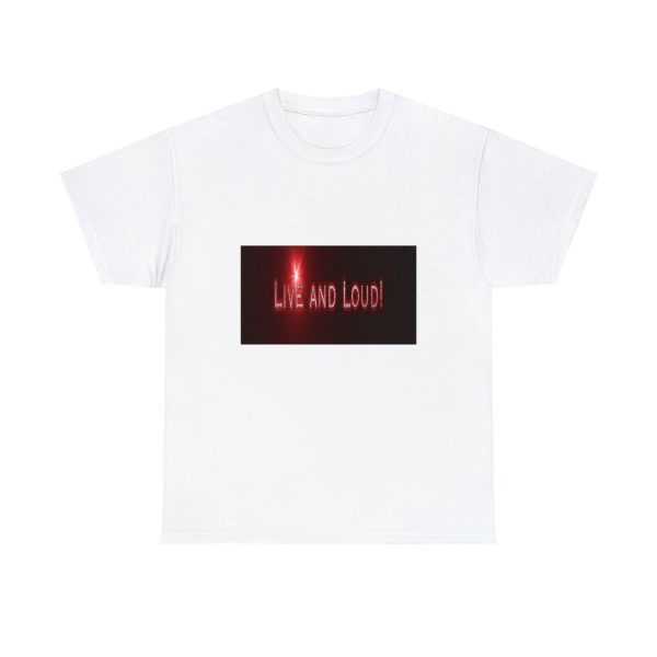 Live&Loud! Unisex Heavy Cotton Tee