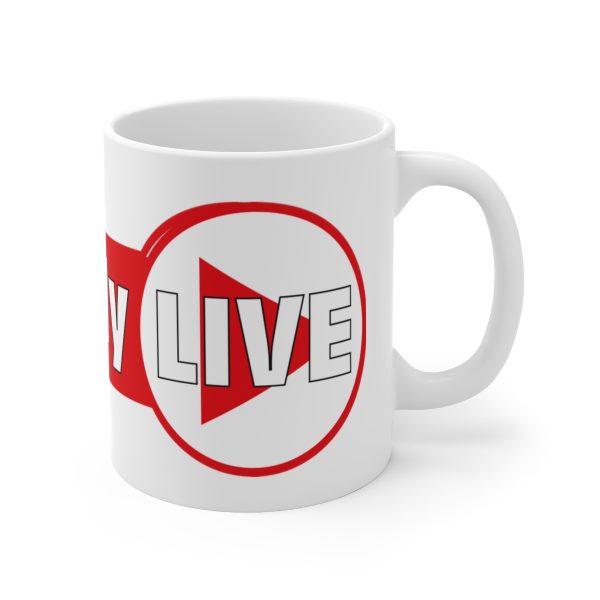 3DCANDY LIVE Mug White - Image 3