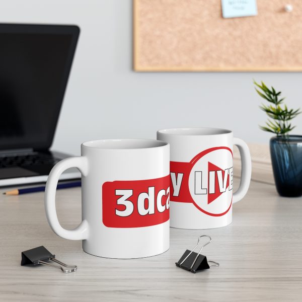 3DCANDY LIVE Mug White - Image 5