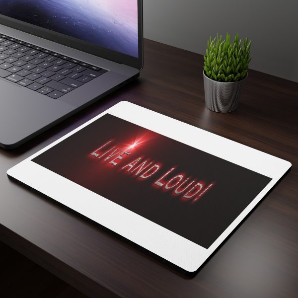 Live&Loud! Rectangular Mouse Pad - Image 3