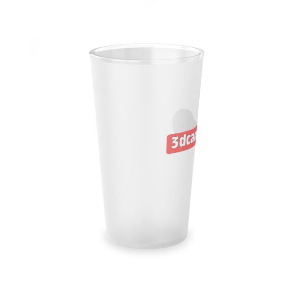 3DCANDY LIVE Frosted Pint Glass, 16oz - Image 2
