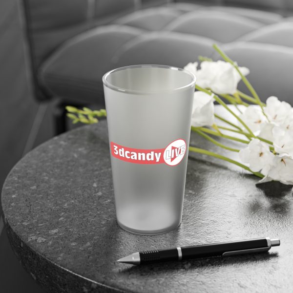 3DCANDY LIVE Frosted Pint Glass, 16oz - Image 6