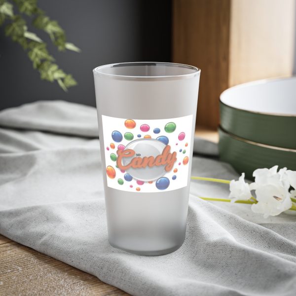 3DCANDY Frosted Pint Glass, 16oz - Image 5
